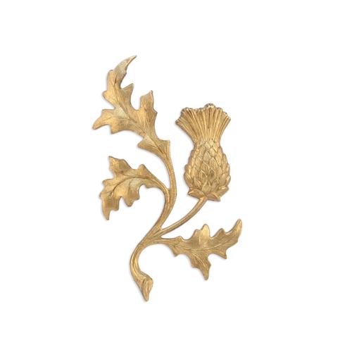 Thistle w/leaves - Item # FA8526 - Salvadore Tool & Findings, Inc.