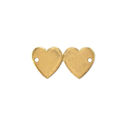 Hearts w/ 2 holes - Item # S1169 - Salvadore Tool & Findings, Inc.