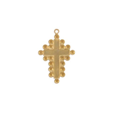 Cross w/stone settings and ring - Item # S1766 - Salvadore Tool & Findings, Inc.
