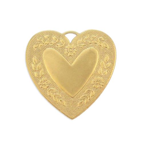 Floral Heart - Item # S1863 - Salvadore Tool & Findings, Inc.