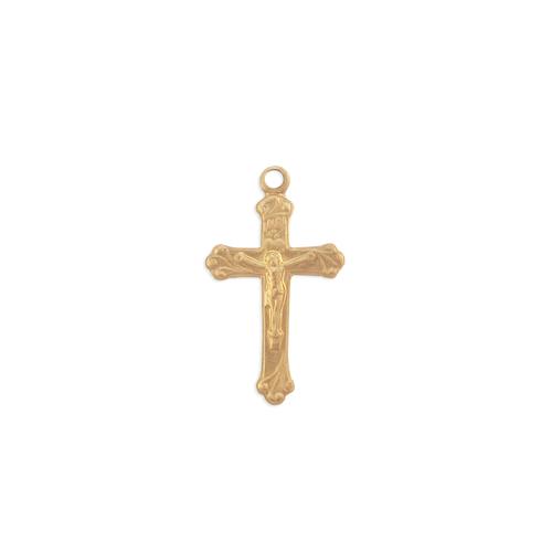 Crucifix Charm - Item # S2117 - Salvadore Tool & Findings, Inc.