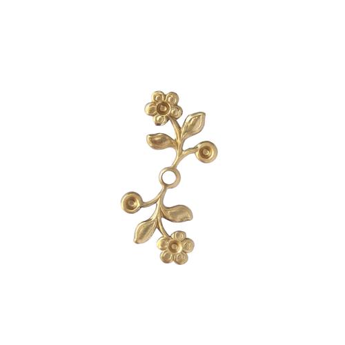 Floral Vine w/stone settings - Item # S2425 - Salvadore Tool & Findings, Inc.