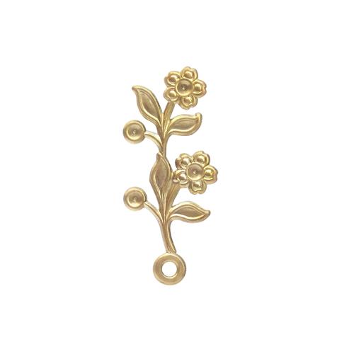 Floral Vine w/stone settings - Item # S2647 - Salvadore Tool & Findings, Inc.