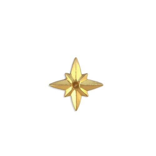 Star w/ stone setting - Item # S2906 - Salvadore Tool & Findings, Inc.