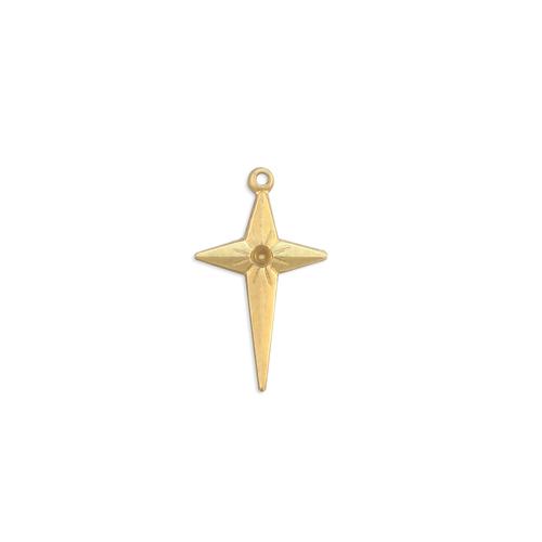 Star Cross w/ring and stone setting - Item # S3085-1 - Salvadore Tool & Findings, Inc.