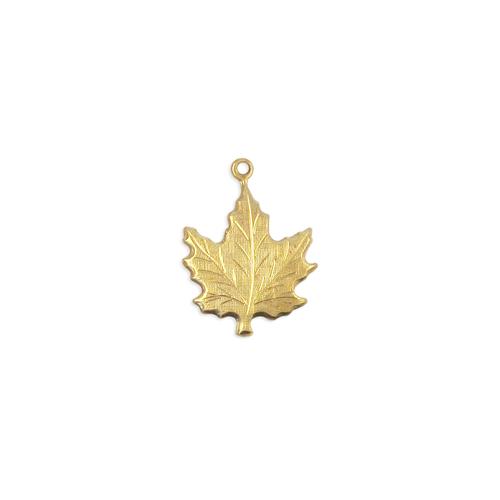 Maple Leaf w/ring - Item # S3214-A - Salvadore Tool & Findings, Inc.