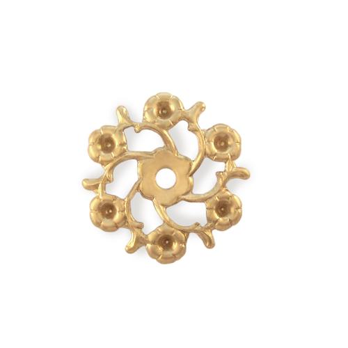 Floral Multi Stone Setting - Item # S328-L - Salvadore Tool & Findings, Inc.