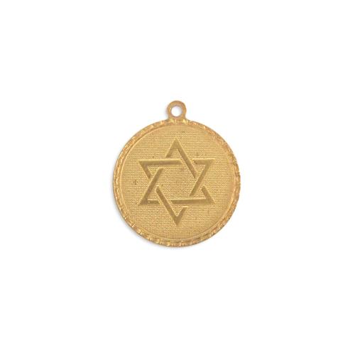 Star of David Charm - Item # S3756 - Salvadore Tool & Findings, Inc.