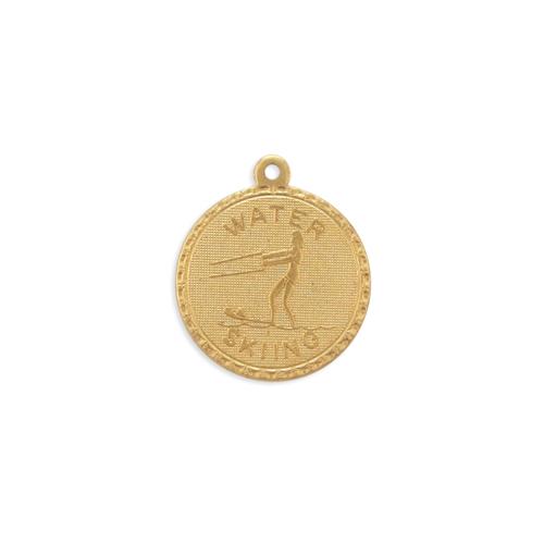 Water Skiing Charm - Item # S3768 - Salvadore Tool & Findings, Inc.