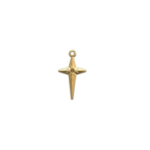 Star Cross w/ring and stone setting - Item # S7363 - Salvadore Tool & Findings, Inc.