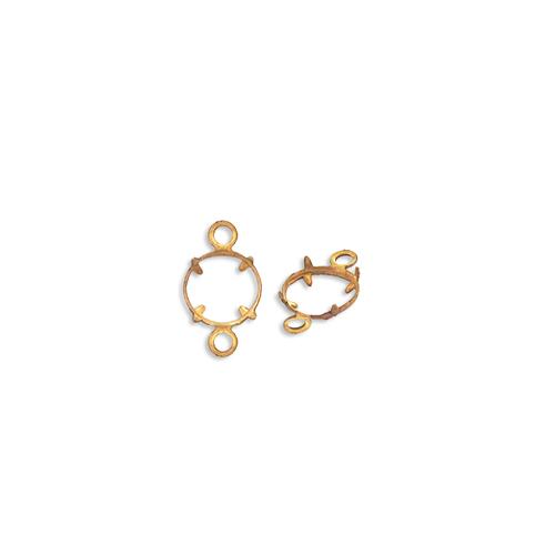 Prong Stone Setting w/2 rings - Item # S8394 - Salvadore Tool & Findings, Inc.