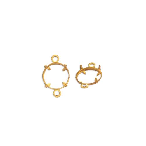 Prong Stone Setting w/2 rings - Item # S8396 - Salvadore Tool & Findings, Inc.