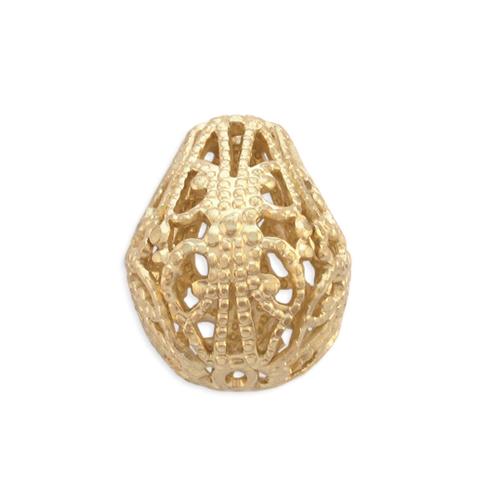 Filigree Pear Bead - Item # S9044 - Salvadore Tool & Findings, Inc.