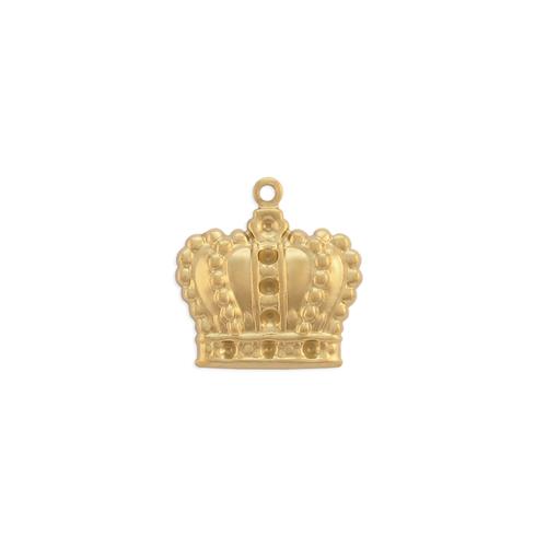 Crown w/ ring & stone settings - Item # S9176 - Salvadore Tool & Findings, Inc.