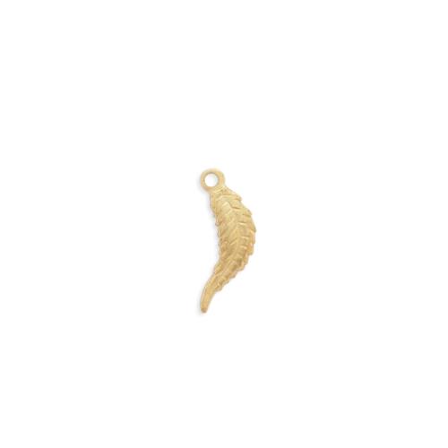 Feather Charm - Item # S9198-R - Salvadore Tool & Findings, Inc.