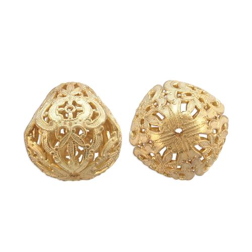 Filigree Pear Bead - Item # S9215 - Salvadore Tool & Findings, Inc.