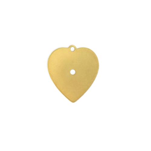 Heart w/ring and hole - Item # S0099 - Salvadore Tool & Findings, Inc.