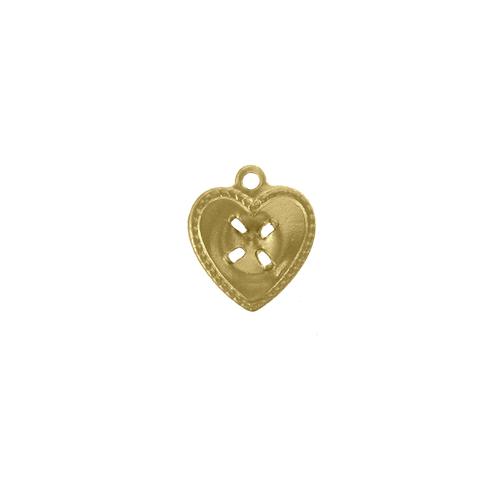 Heart w/ring and prong stone setting - Item # SG1295R - Salvadore Tool & Findings, Inc.