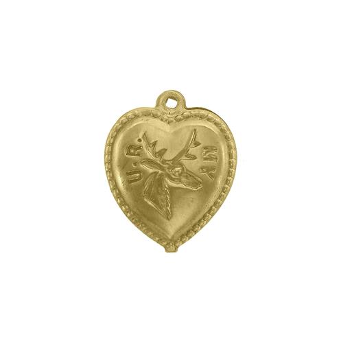Heart Charm - Item # SG1478R - Salvadore Tool & Findings, Inc.
