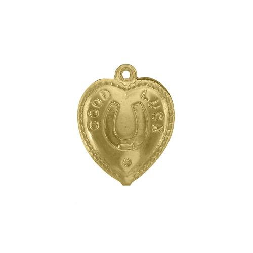 Heart Charm - Item # SG1481R - Salvadore Tool & Findings, Inc.