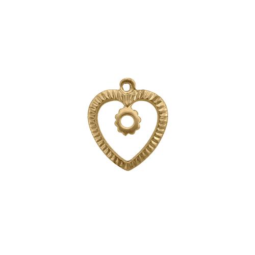 Heart w/ring - Item # SG1891R - Salvadore Tool & Findings, Inc.