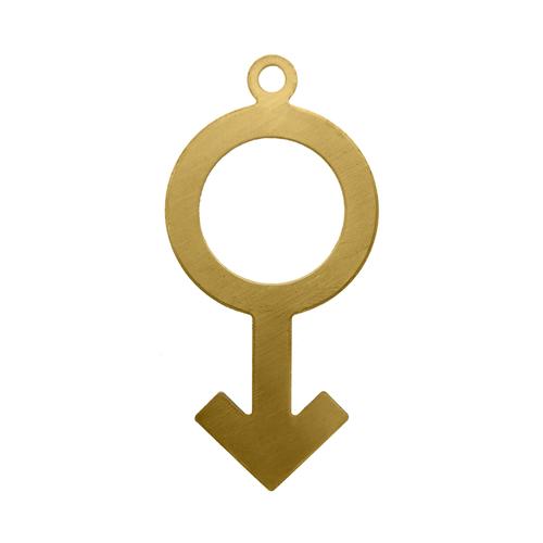 Male Symbol w/ring - Item # SG6883R - Salvadore Tool & Findings, Inc.