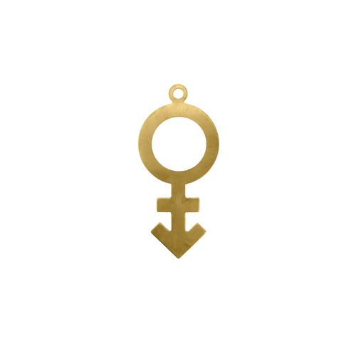 Male & Female Symbol w/ ring - Item # SG6886R - Salvadore Tool & Findings, Inc.