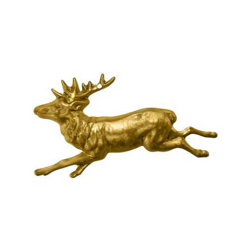 Reindeer / Elks w/hole - Item # SG8480H - Salvadore Tool & Findings, Inc.