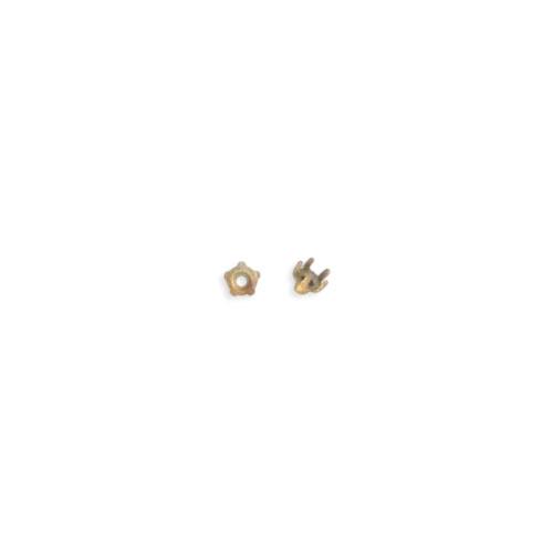 Prong Stone Setting w/hole - Item # SG8498 - Salvadore Tool & Findings, Inc.