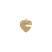 Heart and Key Charm - Heart Only - Item S2298 - Salvadore Tool & Findings, Inc.