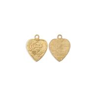 I Love You Heart Charm - Item S3949 - Salvadore Tool & Findings, Inc.