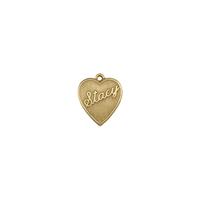 Stacy Heart Charm - Item SG3959R/72 - Salvadore Tool & Findings, Inc.