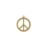 Peace Sign - Item SG6344R - Salvadore Tool & Findings, Inc.