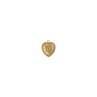 Heart Charm - Item SG6416R - Salvadore Tool & Findings, Inc.