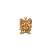Cat Charm/Pendant w/bow  - Item F1224-1 - Salvadore Tool & Findings, Inc.