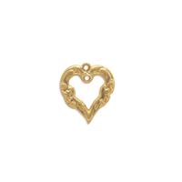 Heart w/ring and hole - Item FA2669 - Salvadore Tool & Findings, Inc.