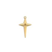 Star Cross w/ring and stone setting - Item S3085-1 - Salvadore Tool & Findings, Inc.
