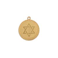 Star of David Charm - Item S3756 - Salvadore Tool & Findings, Inc.