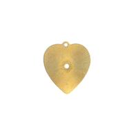 Heart w/ring and hole - Item S0099-S - Salvadore Tool & Findings, Inc.