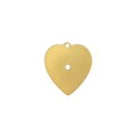 Heart w/ring and hole - Item S0099 - Salvadore Tool & Findings, Inc.